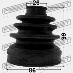 SSANG YONG NEW ACTYON (KORANDO C) BELSŐ CSUKLÓVÉDŐ 2010-2013 4130034201