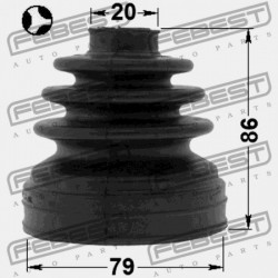 BELSŐ CSUKLÓVÉDŐ BMW X3 E83 2003-2006 ECE 31607529204