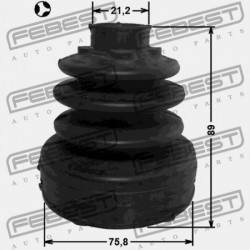 BELSŐ CSUKLÓVÉDŐ FORD FIESTA CB1 2008- EU 1580206
