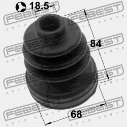 BELSŐ CSUKLÓVÉDŐ FORD FIESTA/FUSION CBK 2001- EU 1142817