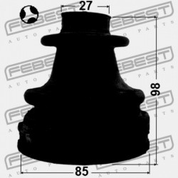 BELSŐ CSUKLÓVÉDŐ FORD MONDEO GE 2000-2007 EU 1447555