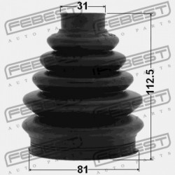 KÜLSŐ CSUKLÓVÉDŐ FORD FOCUS CAK 1998-2005 EU 1481333