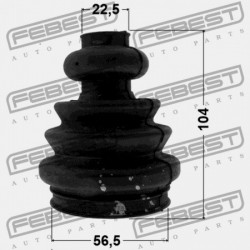 VOLKSWAGEN TRANSPORTER 7H BELSŐ CSUKLÓVÉDŐ 2003-2010 MEX 7H0498104L