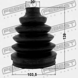 KÜLSŐ CSUKLÓBURKOLAT CITROEN JUMPER III/ RELAY III 2006- 1607740980