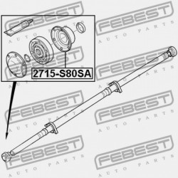 VOLVO S80 TENGELYCSUKLÓVÉDŐ 2007- 30787839