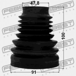 VOLVO S80 BELSŐ CSUKLÓVÉDŐ 2007- 8603801