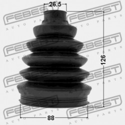 KÜLSŐ CSUKLÓVÉDŐ LAND ROVER DISCOVERY IV 2010-2016 TDR500100