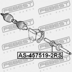 HAJTÓTENGELYCSAPÁGY VOLVO S80 2007- 3502019