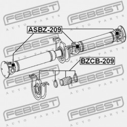 HAJTÓMŰTENGELY KERESZTTARTÓ MERCEDES BENZ SPRINTER 906 2005-2013 A9064100616