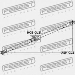 HONDA AIRWAVE GJ1 JP KERESZT MEGHAJTÓTENGELY HONDA AIRWAVE GJ1 JP 40100-SLB-003