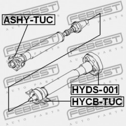 KERESZTTENGELY MEGHAJTÓTENGELY HYUNDAI TUCSON 04: -OKT.2006 (2004-) GEN 49300-2E000