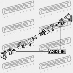 KERESZTTENGELY MEGHAJTÓ TENGELY ISUZU ELF NLR/NMR 55.85 LHD 2008- 5-37300-032-0