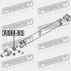 KERESZTHAJTÓ TENGELY MITSUBISHI CHALLENGER K90 1996.05-2001.08 JPN MR232151
