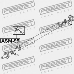 KERESZTHAJTÓ TENGELY MITSUBISHI CHALLENGER K90 1996.05-2001.08 JPN MR377128