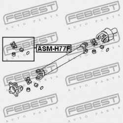 KERESZTTENGELYES ELSŐ HAJTÓMŰ MITSUBISHI PAJERO PININ/MONTERO IO H60,70 1999.08-2005.02 EU MR580198