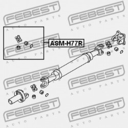 HÁTSÓ HAJTÓMŰTENGELY KERESZTTARTÓ MITSUBISHI PAJERO PININ/MONTERO IO H60,70 1999.08-2005.02 EU MR580197