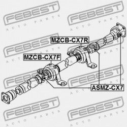 KERESZTTENGELY MEGHAJTÓ TENGELY MAZDA CX-7 ER 2007-2009 EU PH01-25-100B