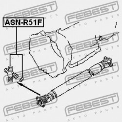 KERESZTHAJTÁS TENGELY NISSAN PATHFINDER R51M 2005.01-2014.11 EL 37125-2X801