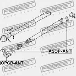 KERESZTTENGELY MEGHAJTÓ TENGELY OPEL ANTARA 2006- 446073