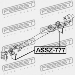 MEGHAJTÓ TENGELY KERESZTCSONK SUZUKI GRAND VITARA/ESCUDO SQ416/SQ420/SQ625 1998-2006 27200-83812