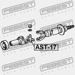 KERESZTHAJTÁS TENGELY TOYOTA CRESTA GX90,JZX9,LX90,SX90 1992.10-1996.09 JP 04371-30041