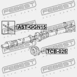 KERESZTHAJTÁS TENGELY TOYOTA LAND CRUISER PRADO GRJ12,KDJ12,RZJ12,TRJ12,VZJ12 2002 04371-0K060