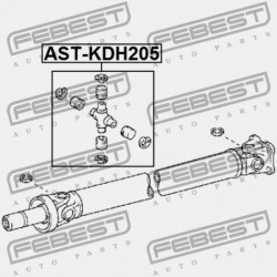 KERESZTHAJTÁS TOYOTA HIACE/HIACE S.B.V KLH1,2,LXH1,2,RCH1,2 1995.08-2011.1 04371-27011