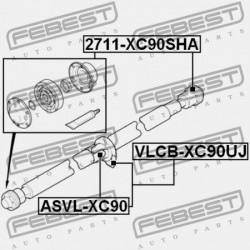HAJTÓTENGELY KERESZTTARTÓ VOLVO S80 2007- 31256271