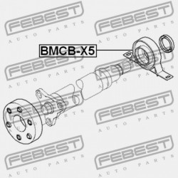 TENGELYTÁMASZ BMW X5 E53 1999-2006 ECE 26121229726