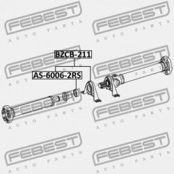 TENGELYTÁMASZ MERCEDES BENZ E-OSZTÁLY 210 1995-2002 A2114100381