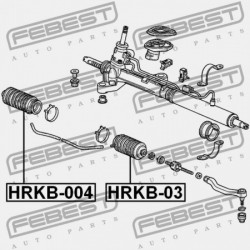 KORMÁNYRÚD BURKOLAT. JOBB HONDA CR-V RD1 1996-2001 GN 53534-SR3-N52