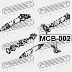 TENGELYTÁMASZ MITSUBISHI LEGNUM EA,EC 1996.06-2002.08 JPN MR196669
