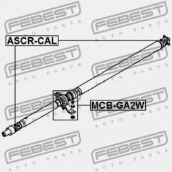 MITSUBISHI OUTLANDER CW0 TENGELYTARTÓ 2006.11-2012.06 EUR/MMC-PROD. 3401A574