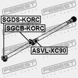 NAP+TENGELYCSAPÁGY KPL. SSANG YONG NEW ACTYON (KORANDO C) 2010-2013 33200-34000