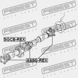 SSANG YONG REXTON TENGELYTÁMASZ 2001-2013 33200-08000