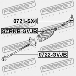 KORMÁNYRÚD BURKOLAT. SUZUKI GRAND VITARA/ESCUDO JB416/JB420/JB627 2006-2014 48571-65J00