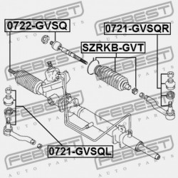 KORMÁNYRÚD BURKOLAT. SUZUKI GRAND VITARA/ESCUDO SQ416/SQ420/SQ625 1998-2006 48571-65D00