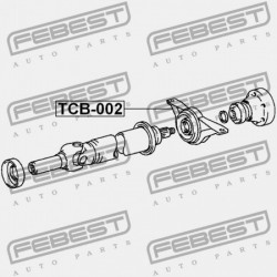 TENGELYTARTÓ TOYOTA RAV4 SXA1 1994.04-2000.05 JP 37230-42010