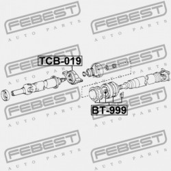 TENGELYTARTÓ TOYOTA CALDINA AT191,CT19,ET196,ST19 1992.11-2002.06 JP 37230-20170