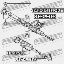 KORMÁNYRÚD BURKOLAT. TOYOTA LAND CRUISER PRADO GRJ12,KDJ12,RZJ12,TRJ12,VZJ12 2002 45535-26030