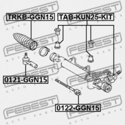 KORMÁNYRÚD BURKOLAT. TOYOTA HILUX GGN15,25,35,KUN1,2,3,LAN15,25,35,TGN1,26,36 200 45536-0K010