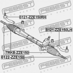 KORMÁNYRÚD BURKOLAT. TOYOTA AURIS/HYBRID (UKP) ADE15,NDE150,NRE150,ZRE15,ZZE150,Z 45535-49015