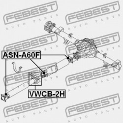 TENGELYTÁMASZ VOLKSWAGEN AMAROK 2010- BR 2H0521102AG