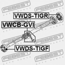 TENGELYTÁMASZ AUDI A3/S3/SPORTB./LIM./QU 2004-2013 RDW AUDI A3/S3/SPORTB./LIM./QU 2004-2013 RDW 1K0521101H