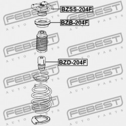 ELSŐ LENGÉSCSILLAPÍTÓ TARTÓCSAPÁGY MERCEDES BENZ E-OSZTÁLY 212 4 MATIC 2008-2013 A2043210083