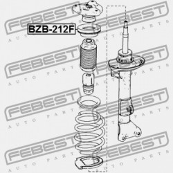 ELSŐ LENGÉSCSILLAPÍTÓ TARTÓCSAPÁGY MERCEDES BENZ E-OSZTÁLY 212 4 MATIC 2008-2013 A2049810025