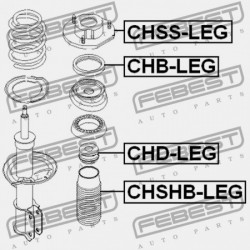 ELSŐ LENGÉSCSILLAPÍTÓ TARTÓCSAPÁGY CHEVROLET LEGANZA (V100) 1998-2002 94535241