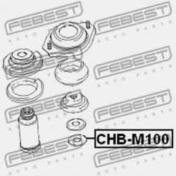 ELSŐ LENGÉSCSILLAPÍTÓ TARTÓCSAPÁGY CHEVROLET MATIZ/SPARK (M100) 1998-2005 96528088