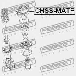 ELSŐ LENGÉSCSILLAPÍTÓTARTÓ CHEVROLET MATIZ/SPARK (M100) 1998-2005 96568585