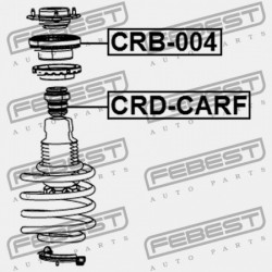 ELSŐ LENGÉSCSILLAPÍTÓ TARTÓCSAPÁGY DODGE CARAVAN V 2007- 04721602AB